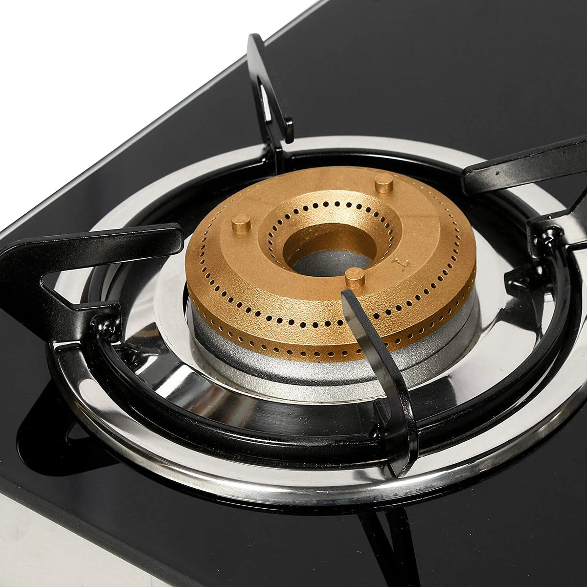 Faber Cooktop Jumbo 3BB BK – 3 Burner Manual Gas Cooktop with Brass Burners & Jumbo Burner | MS Powder Coated Finish-4