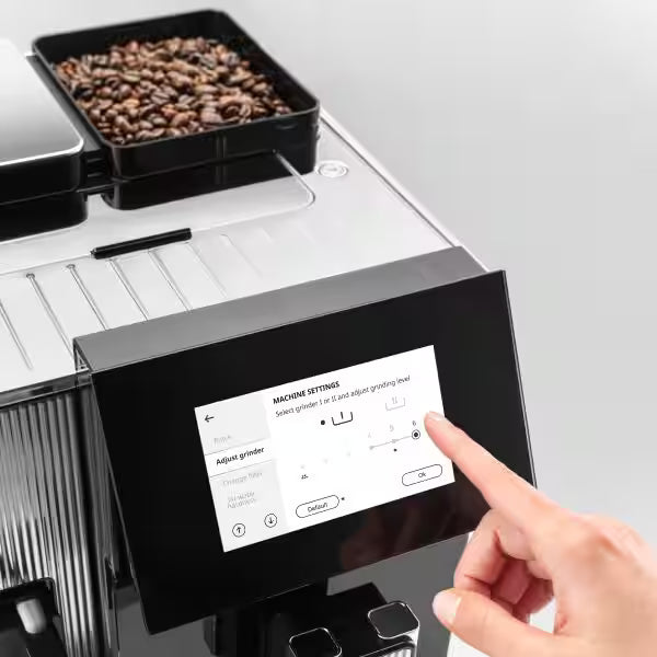 De’Longhi Maestosa EPAM960.75.GLM – Luxury Automatic Coffee Machine with Dual Bean System, 5” Touch Display & LatteCrema (Metal Black)-3