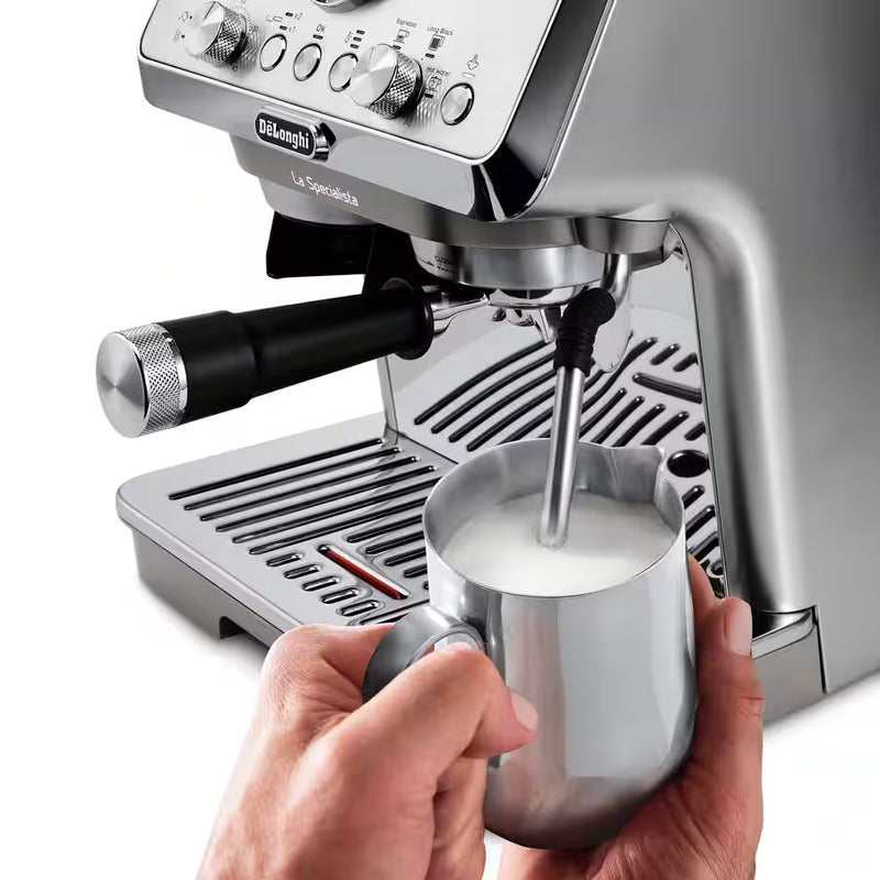 De’Longhi La Specialista Arte Evo EC9255.M – Manual Espresso Machine with Grinder, Cold Brew & Barista Kit (Metal Finish)-5