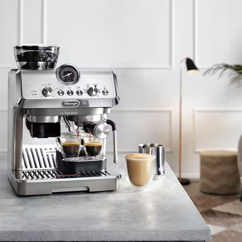 De’Longhi La Specialista Arte Evo EC9255.M – Manual Espresso Machine with Grinder, Cold Brew & Barista Kit (Metal Finish)-6