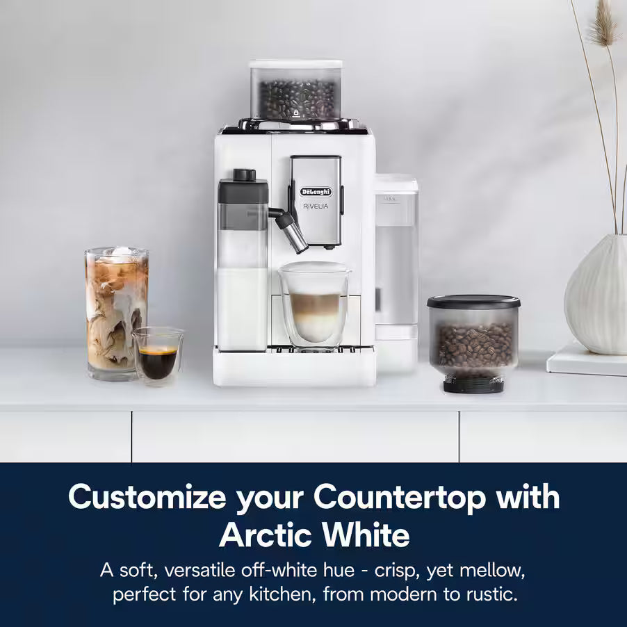 De’Longhi Rivelia Automatic Coffee Machine (EXAM440.55 Series) – 18+ One-Touch Drinks, Dual Bean Hoppers & LatteCrema System (Black/Grey/White)-14
