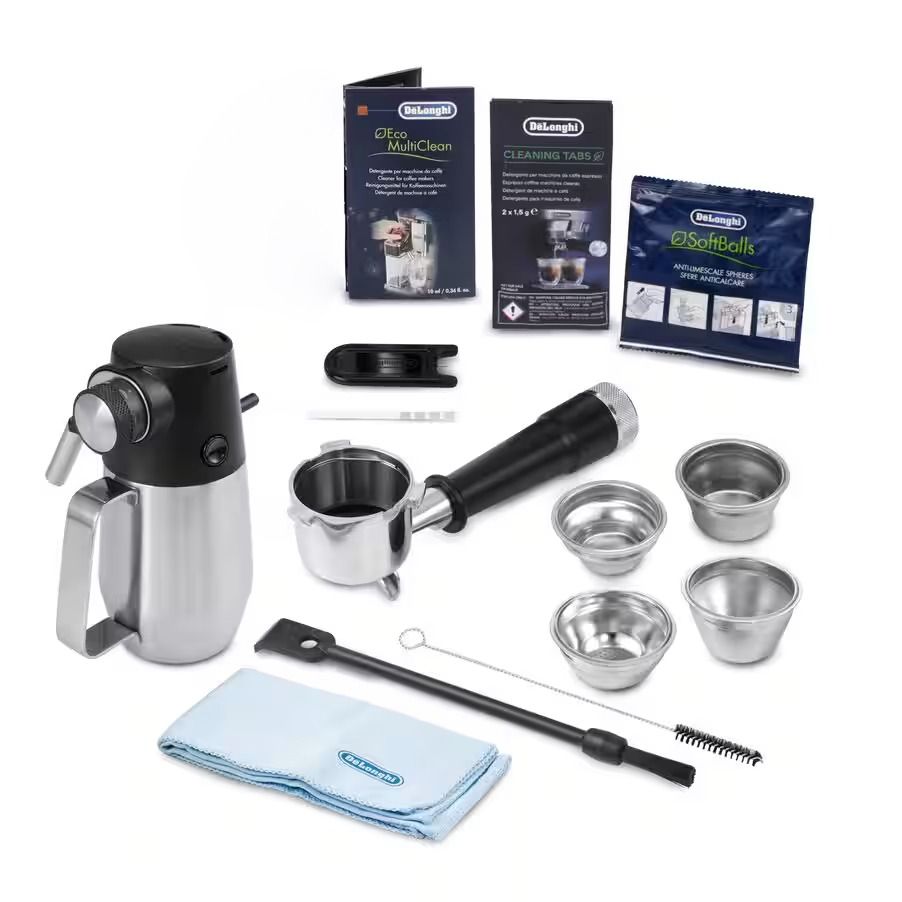 De’Longhi La Specialista Maestro EC9885.M – Manual Espresso Machine with Grinder, Smart Tamping Station, Cold Brew & LatteArt Steam Wand (Premium Metal Finish)-8