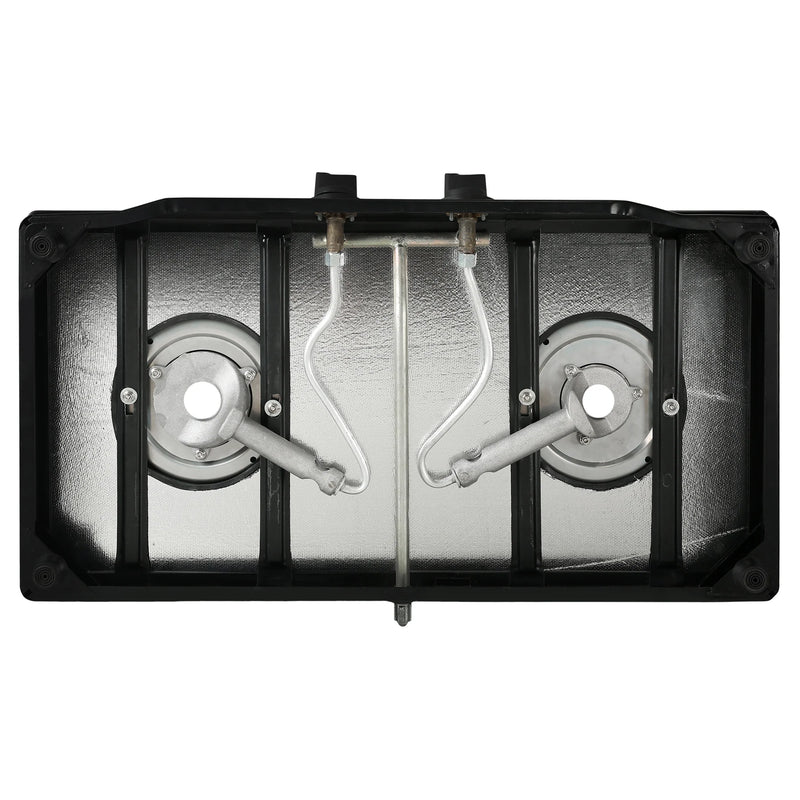 Faber HOB Cooktop Jumbo 2BB BK – 2 Burner Built-in Gas Hob with Brass Burners & Jumbo Burner | Manual Ignition | MS Powder Coated Finish-7