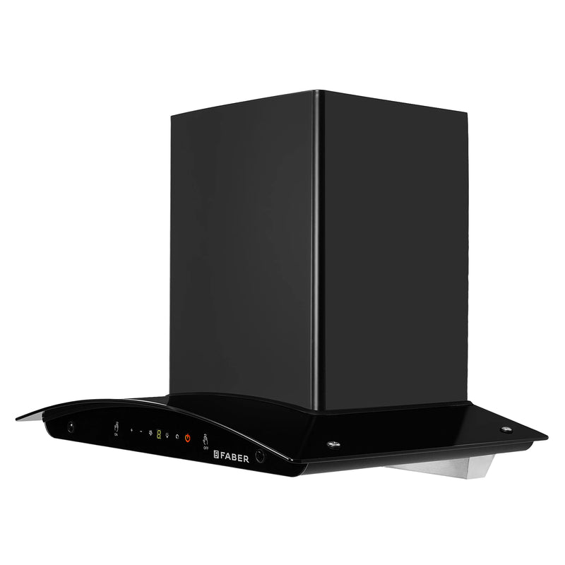 Faber Mystic BLDC FL HC BK  Wall-Mounted Chimney – 1500 m³/hr Suction, Heat Auto-Clean, Touch & Gesture Control-4