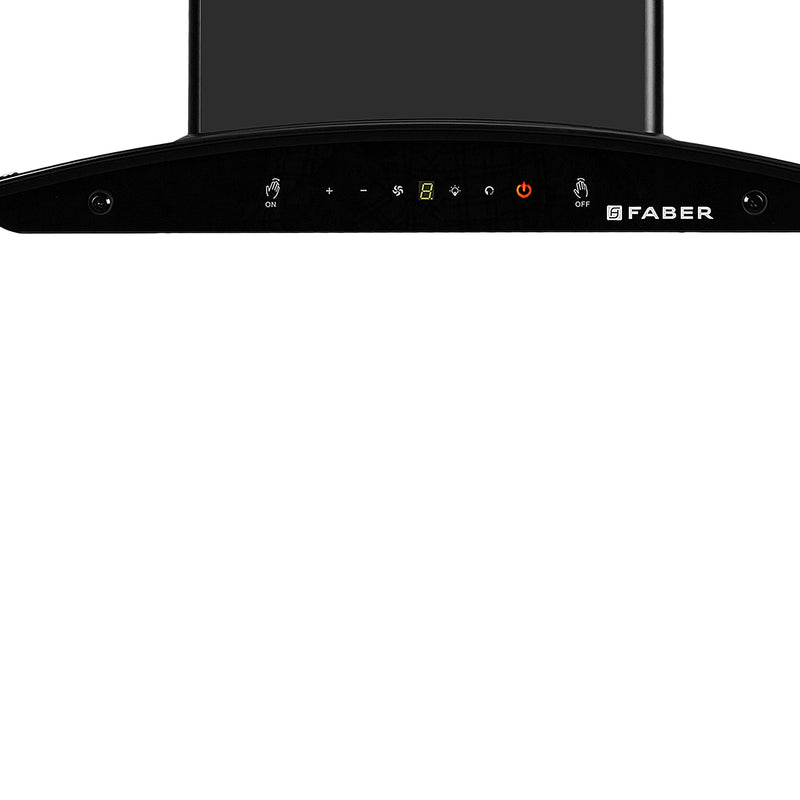 Faber Mystic BLDC FL HC BK  Wall-Mounted Chimney – 1500 m³/hr Suction, Heat Auto-Clean, Touch & Gesture Control-8