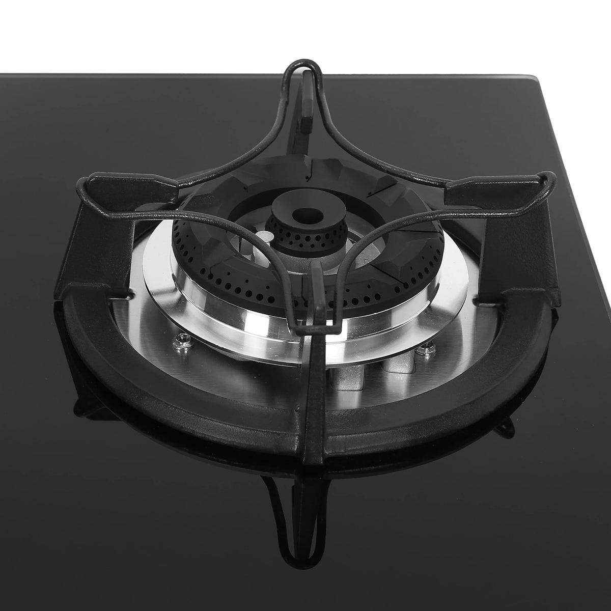 Faber HOB SUPERIA HT903 BR AI N – 3-Burner Brass Gas Hob, Toughened Black Glass, Auto Ignition, 90cm-5