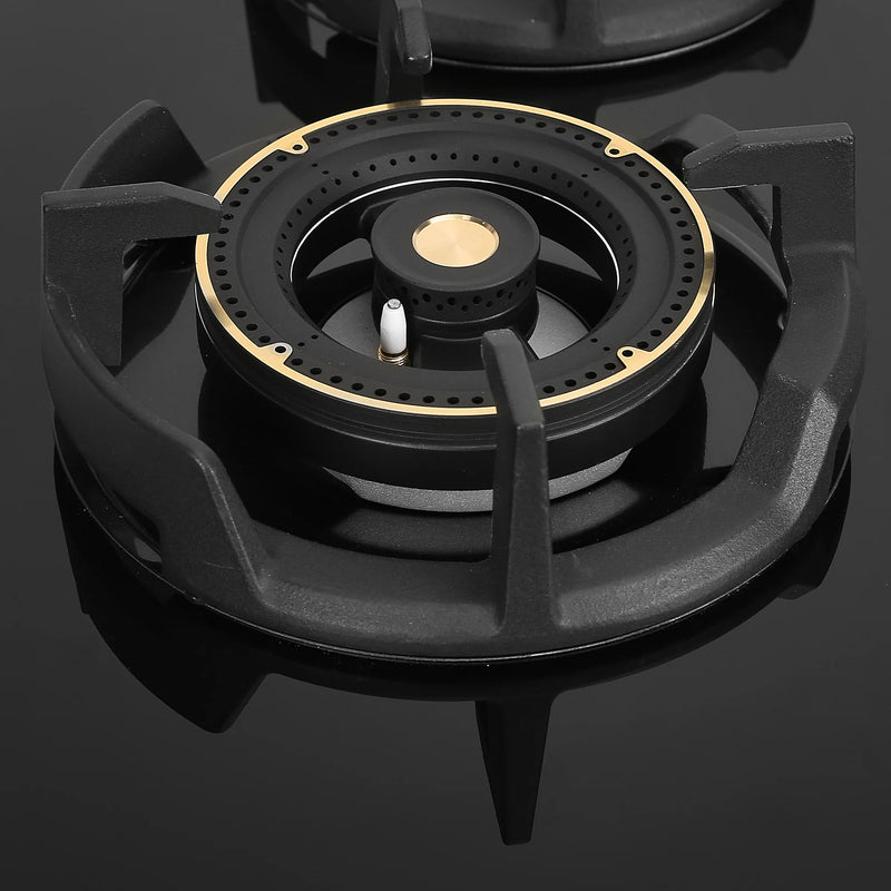 Faber Hob Experia HT704 ALU AI 70 cm Built-In Gas Hob – 4 Brass Burners, Auto-Electric Ignition & Premium Glass Top-3