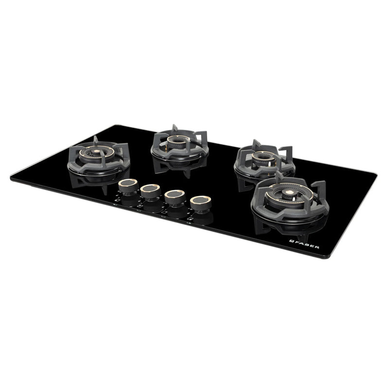 Faber Hob Experia HT904 ALU AI FFD 90cm 4 Burner Built-in Gas Hob-3