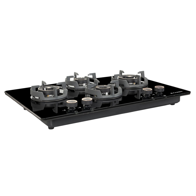 Faber Hob Experia HT754 ALU AI FFD 75 cm Built-In Gas Hob – 4 Brass Burners, Auto-Electric Ignition & Flame Failure Safety-8