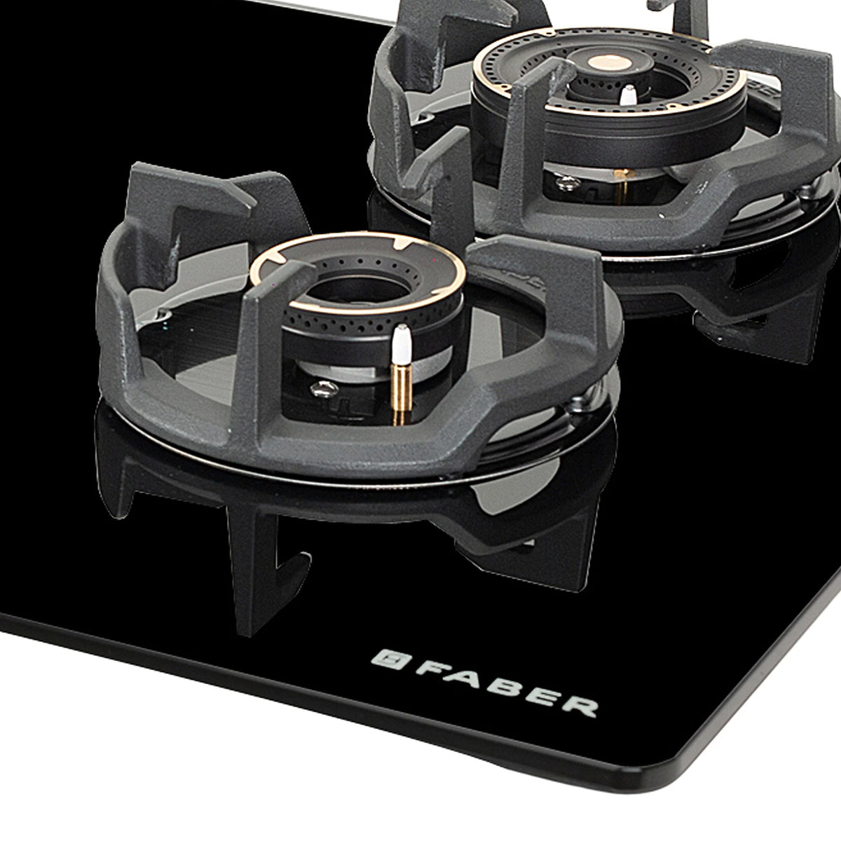 Faber Hob Experia HT703 ALU AI 70 cm Built-In Gas Hob – 3 Brass Burners, Auto Electric Ignition & Premium Glass Surface-9