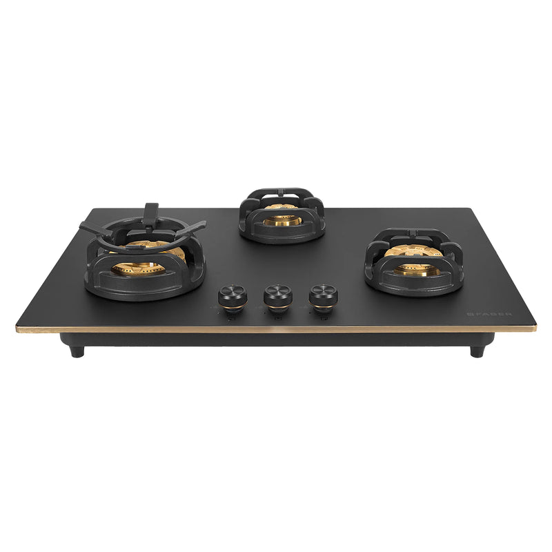Faber Hob Verona HD783 CI FFD AI 75 cm Built-In Gas Hob – 3 Brass Burners, Flame Failure Safety & Auto-Ignition-1