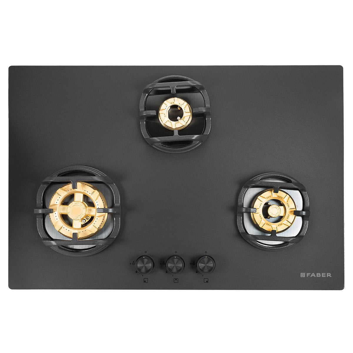 Faber Hob Verona HD783 CI FFD AI 75 cm Built-In Gas Hob – 3 Brass Burners, Flame Failure Safety & Auto-Ignition-9