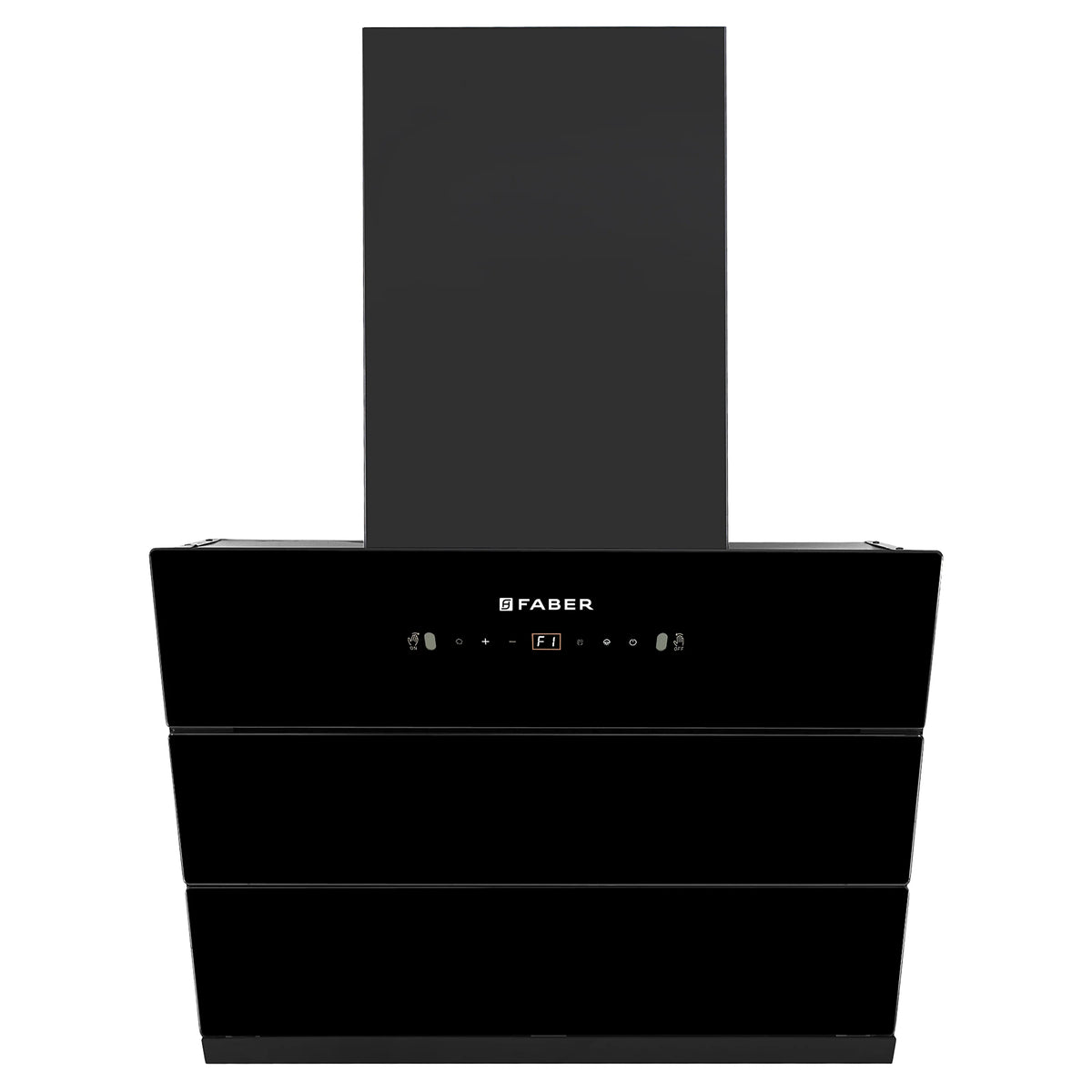 Faber Aether BLDC HC SC BK   Wall-Mounted Chimney – 1500 m³/hr Suction, Auto-Clean & LPG Sensor