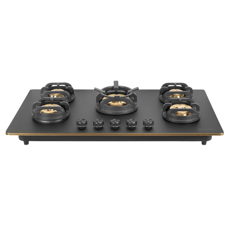 Faber Verona HD905 CI FFD AI 90 cm Built-In Gas Hob – 5 Brass Burners, Flame Failure Safety & Auto-Ignition-2