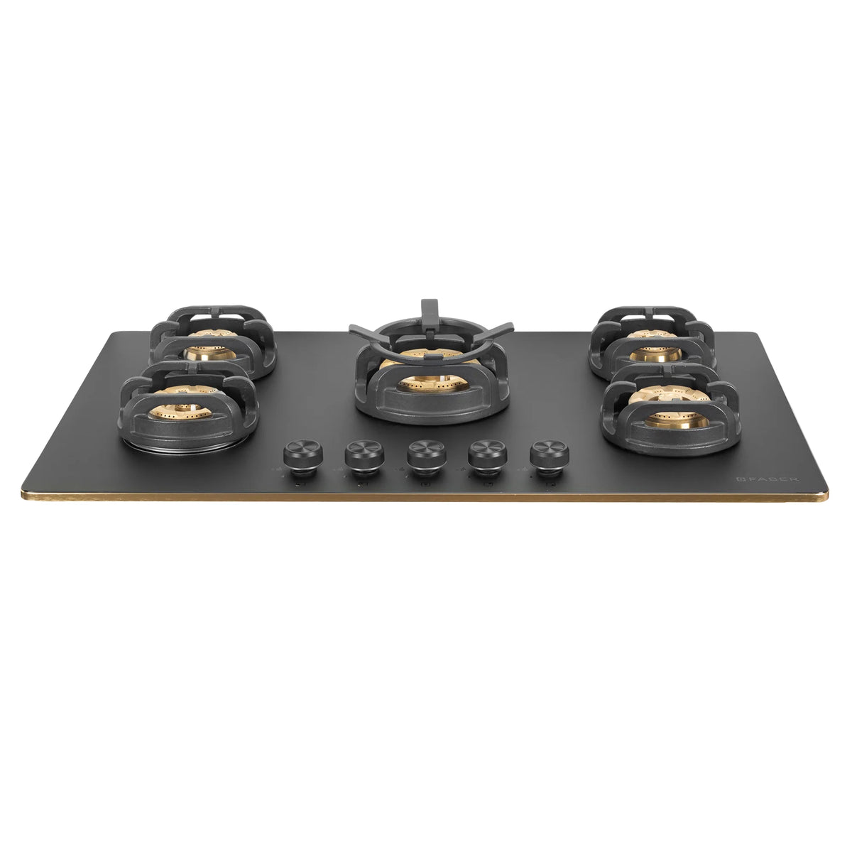 Faber Verona HD905 CI FFD AI 90 cm Built-In Gas Hob – 5 Brass Burners, Flame Failure Safety & Auto-Ignition-1