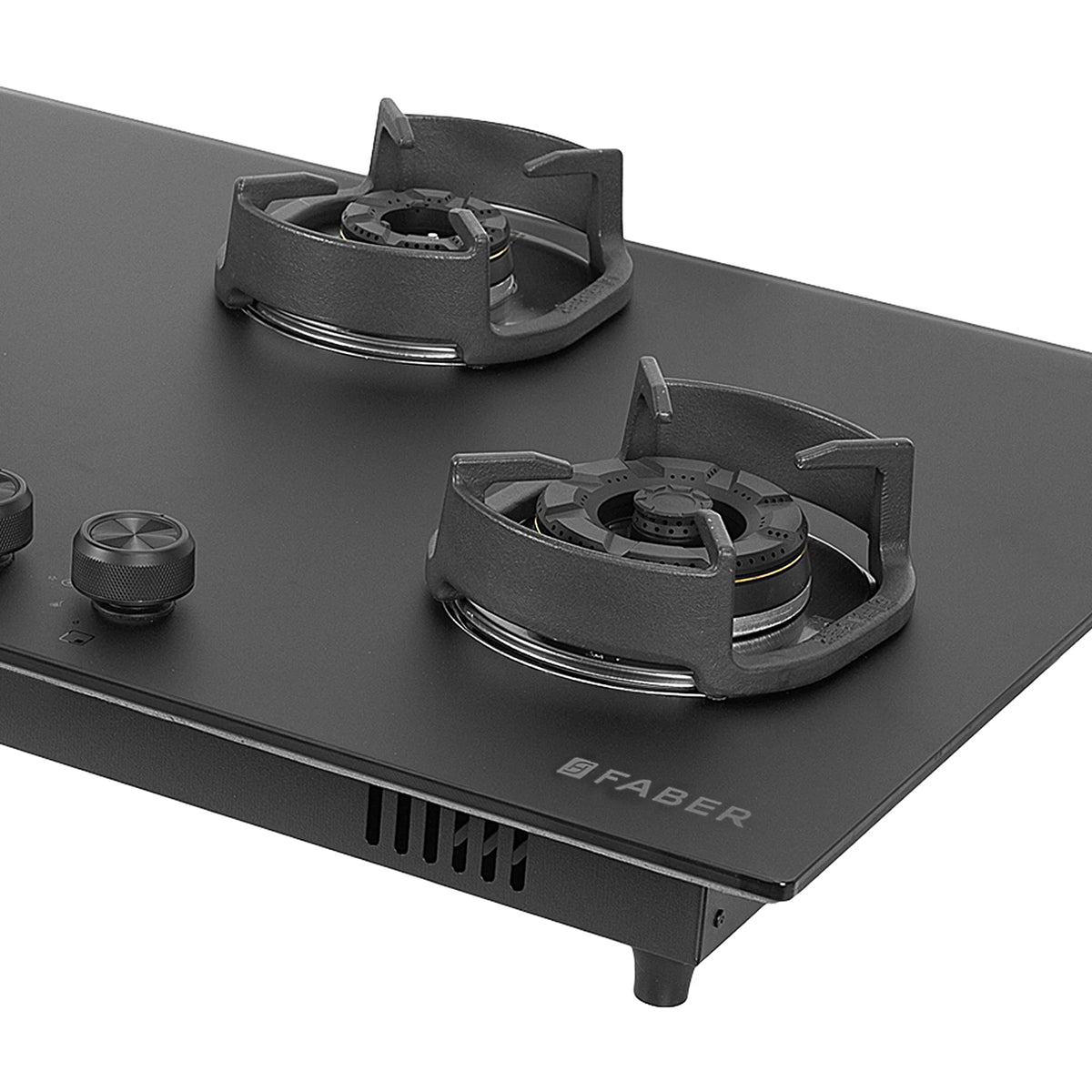 Faber Hob Della HD723 CI AI 72 cm Built‐In Gas Hob – 3 Brass Burners, Auto-Electric Ignition & Cast-Iron Pan Supports-3