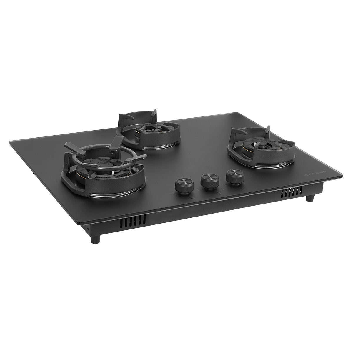 Faber Hob Della HD723 CI AI 72 cm Built‐In Gas Hob – 3 Brass Burners, Auto-Electric Ignition & Cast-Iron Pan Supports-6