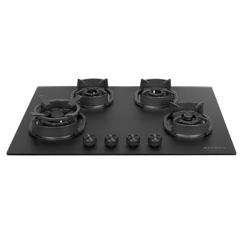 Faber Hob Della HD724 CI AI 72 cm Built-In Gas Hob – 4 Brass Burners, Auto-Electric Ignition & Cast-Iron Pan Supports-1