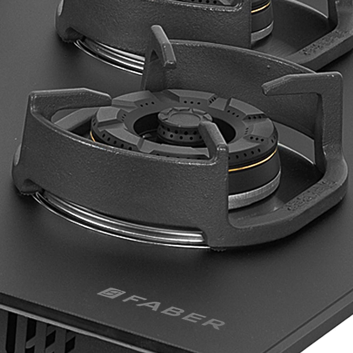 Faber Hob Della HD724 CI AI 72 cm Built-In Gas Hob – 4 Brass Burners, Auto-Electric Ignition & Cast-Iron Pan Supports-3