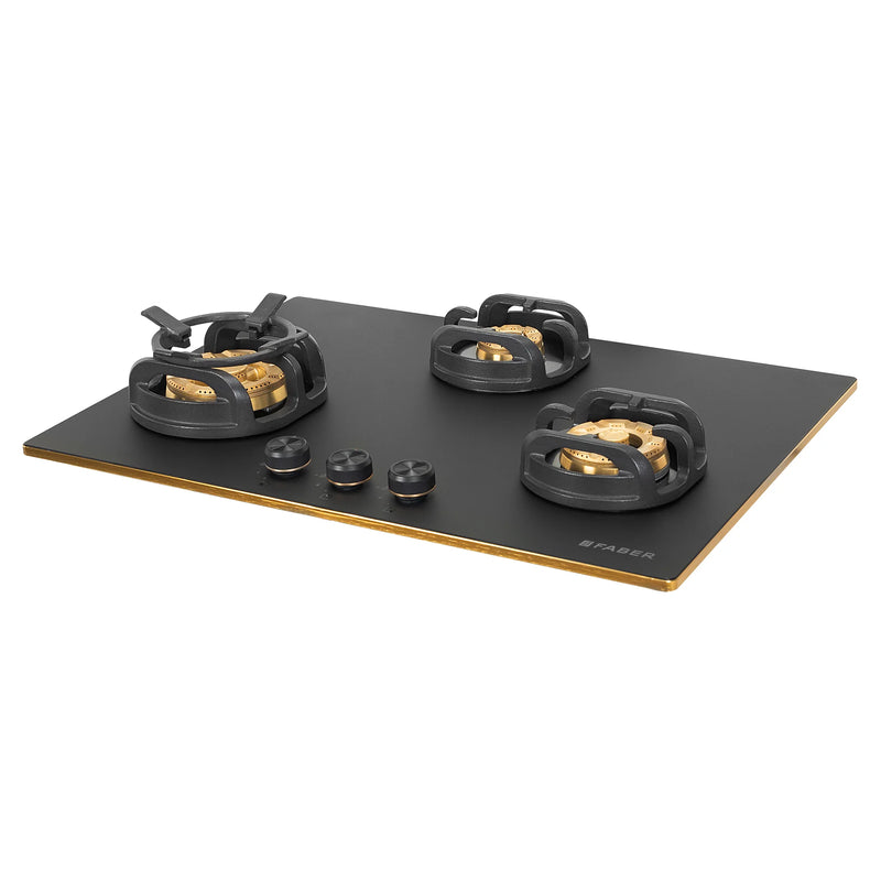 Faber Hob Verona HD723 CI FFD AI 72 cm Built-In Gas Hob – 3 Brass Burners, Flame Failure Safety & Cast Iron Pan Supports-4
