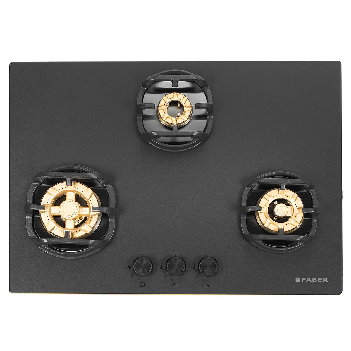 Faber Hob Verona HD723 CI FFD AI 72 cm Built-In Gas Hob – 3 Brass Burners, Flame Failure Safety & Cast Iron Pan Supports-9