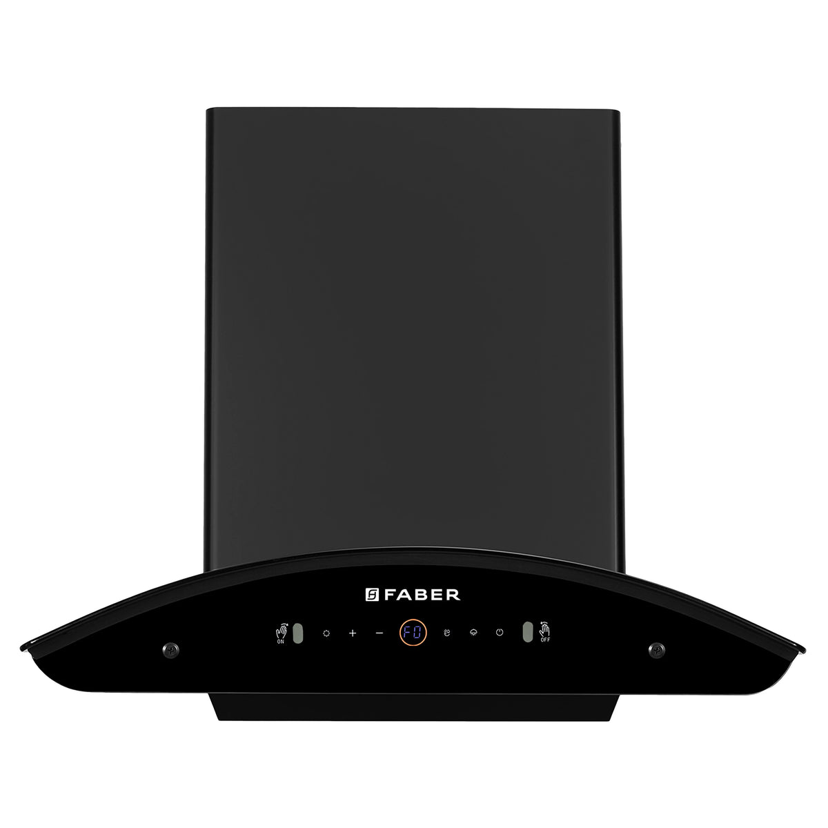 Faber Enigma BLDC HC SC BK  Wall-Mounted Chimney – 1500 m³/hr Suction, Auto-Clean & LPG Sensor