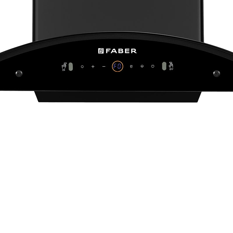 Faber Enigma BLDC HC SC BK  Wall-Mounted Chimney – 1500 m³/hr Suction, Auto-Clean & LPG Sensor-2