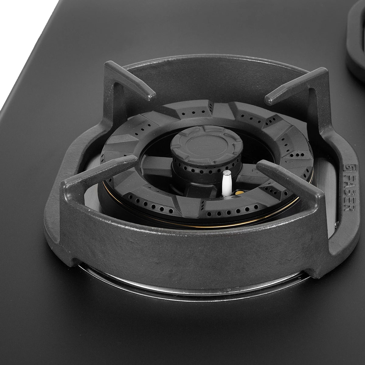Faber Hob Della HD784 CI AI 75 cm Built-In Gas Hob – 4 Brass Burners, Auto-Electric Ignition & Flame Failure Safety-3