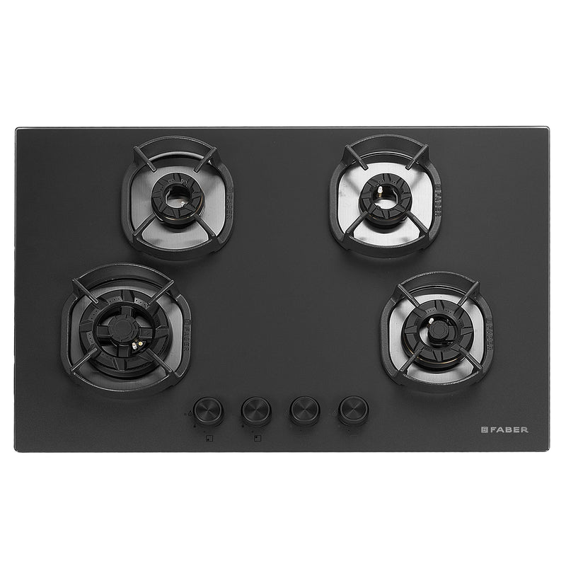 Faber Hob Della HD784 CI AI 75 cm Built-In Gas Hob – 4 Brass Burners, Auto-Electric Ignition & Flame Failure Safety-9