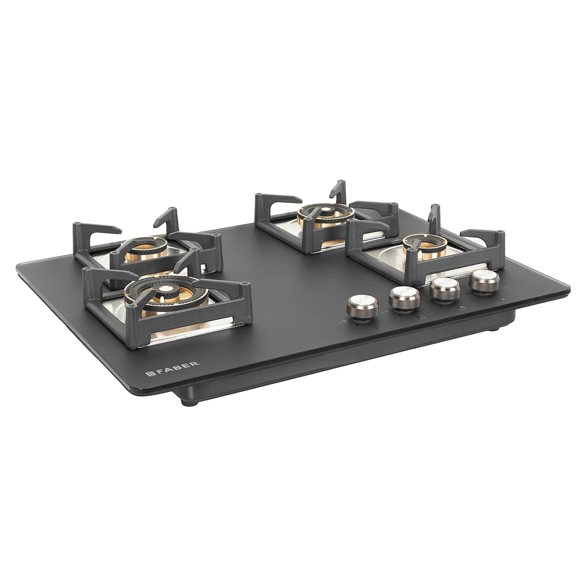 Faber Hob Bella HT 704 BR AI 70 cm Built-In Gas Hob – 4 Brass Burners, Auto Electric Ignition & Flame Failure Safety-7