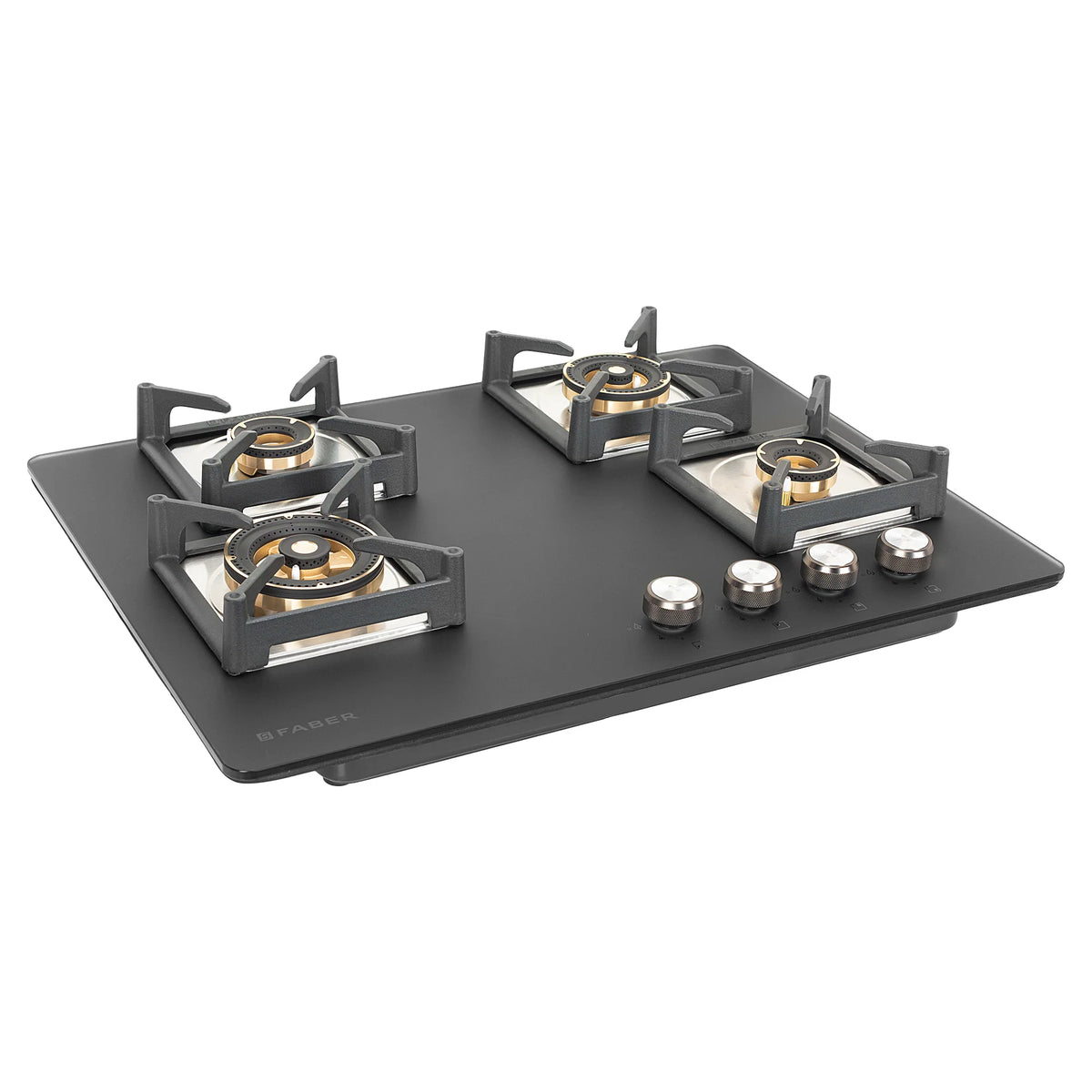 Faber Hob Bella HT 704 BR AI 70 cm Built-In Gas Hob – 4 Brass Burners, Auto Electric Ignition & Flame Failure Safety-8