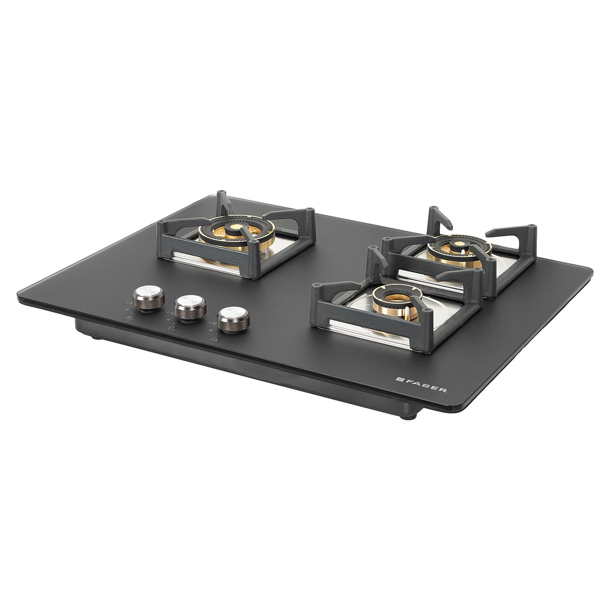 Faber Hob Bella HT 703 BR AI 70 cm Built-In Gas Hob – 3 Full Brass Burners, Auto Electric Ignition & Flame Failure Safety-4
