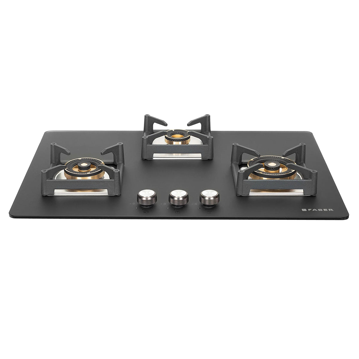 Faber Hob Bella HT 753 BR AI FFDD 75 cm Built-In Gas Hob – 3 Brass Burners, Dual Flame Failure Safety & Auto Electric Ignition-4