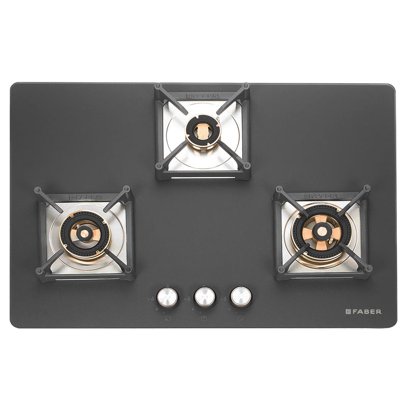 Faber Hob Bella HT 753 BR AI FFDD 75 cm Built-In Gas Hob – 3 Brass Burners, Dual Flame Failure Safety & Auto Electric Ignition-9