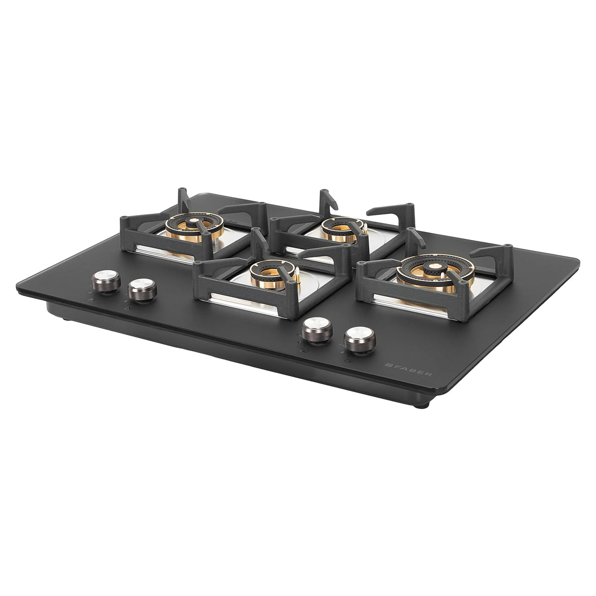 Faber Hob Bella HT 754 BR AI 75 cm Built-In Gas Hob – 4 Brass Burners, Auto Electric Ignition & Flame Failure Safety-5