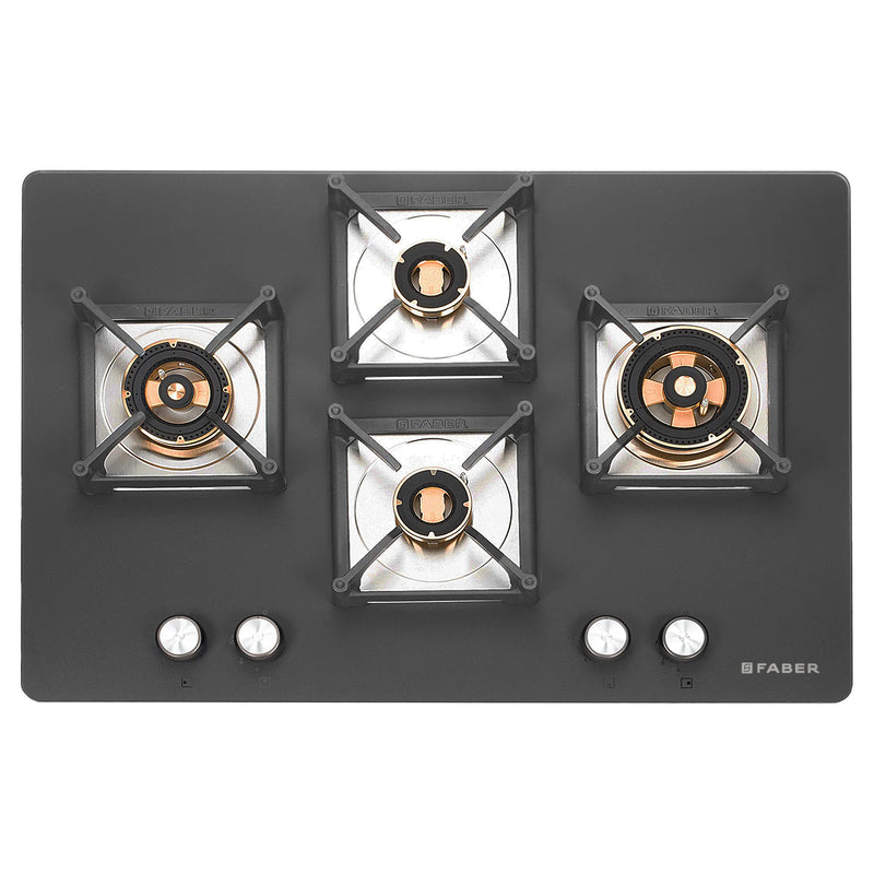Faber Hob Bella HT 754 BR AI 75 cm Built-In Gas Hob – 4 Brass Burners, Auto Electric Ignition & Flame Failure Safety-8