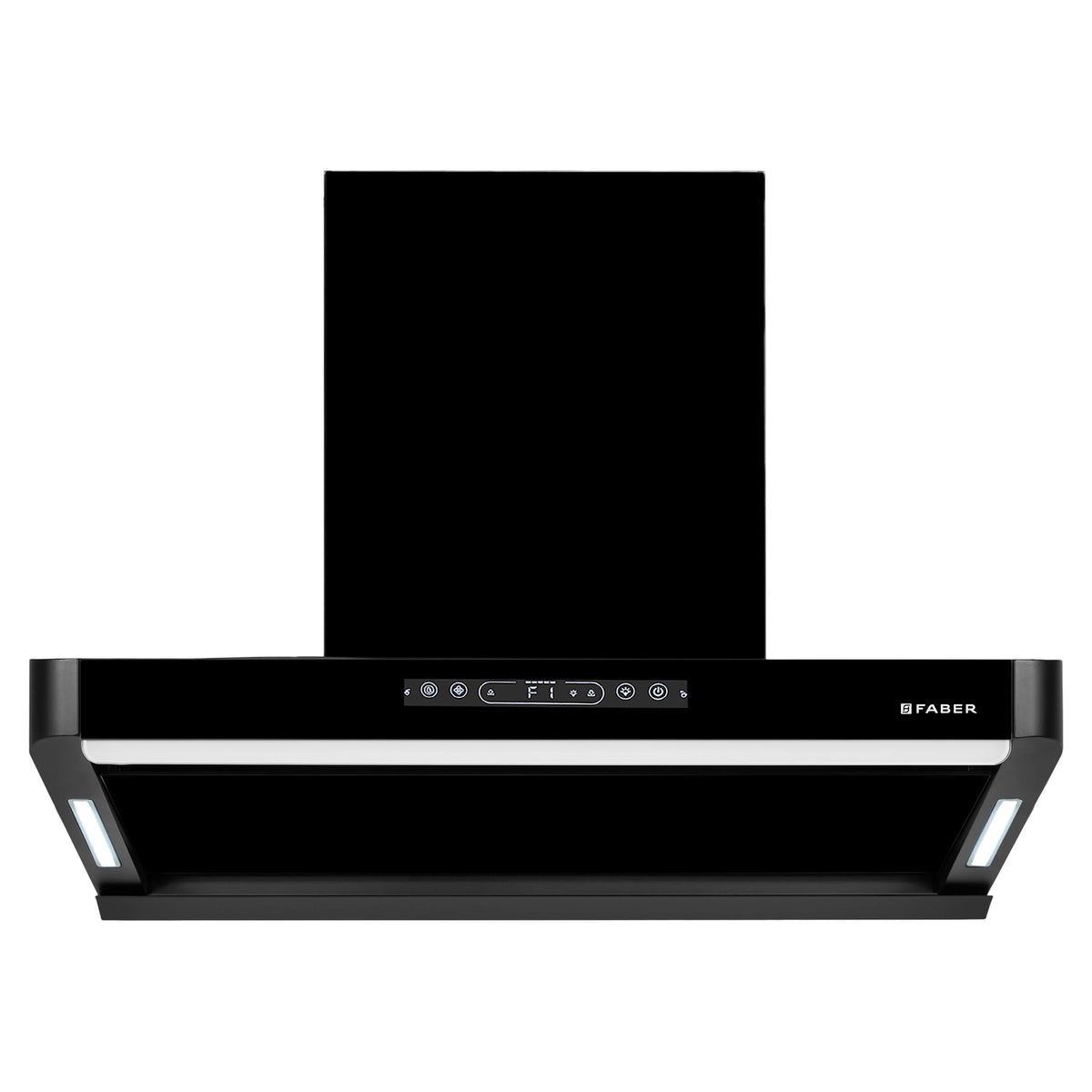Faber Pinnacle FL HC BK 60 cm Wall-Mounted Chimney – 1500 m³/hr Suction, Heat Auto-Clean & Touch/Gesture Control