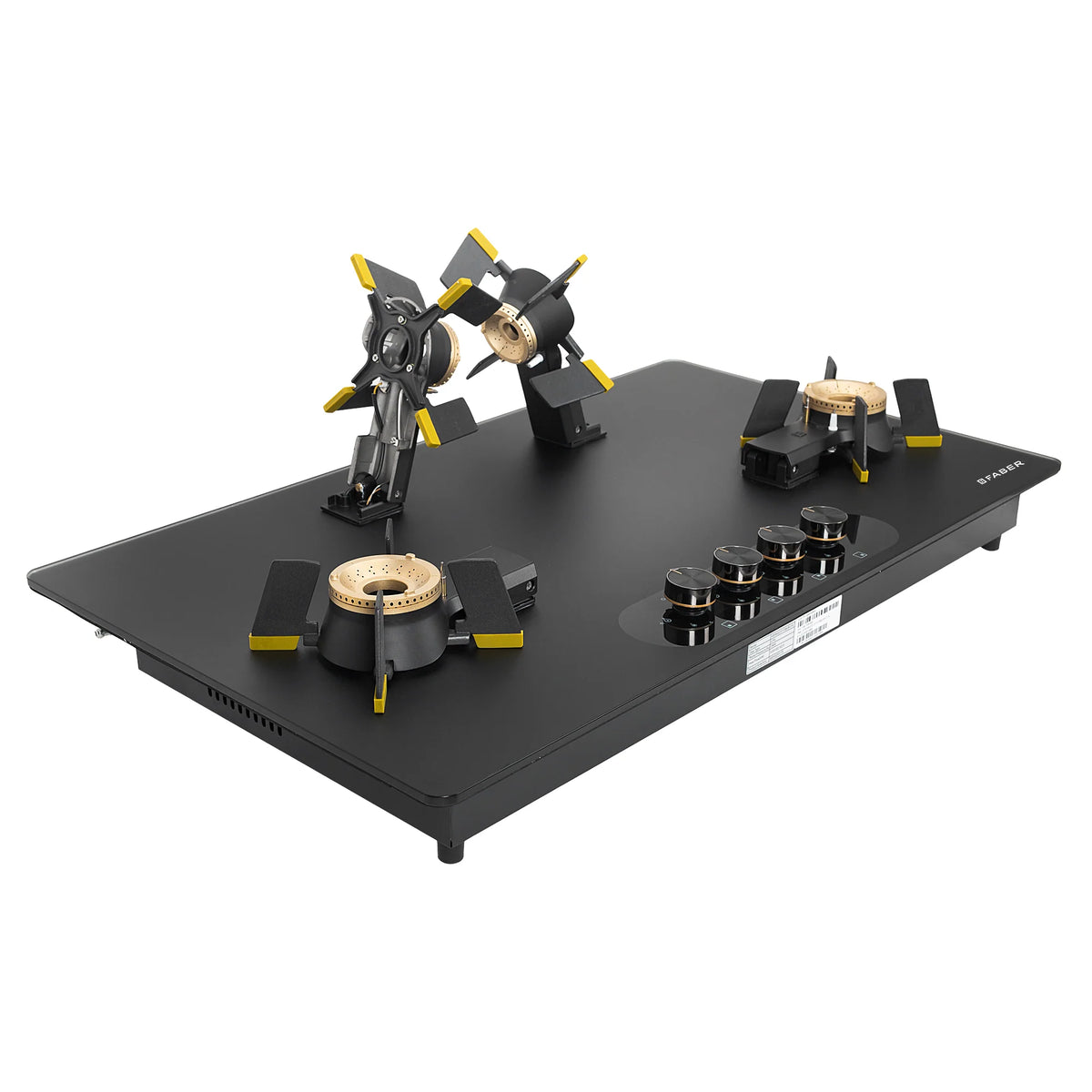 Faber Magiclift HT904 BR CI AI 90 cm Built-In Gas Hob – 4 Burners, Liftable Easy-Clean Design & Flame Failure Safety-4