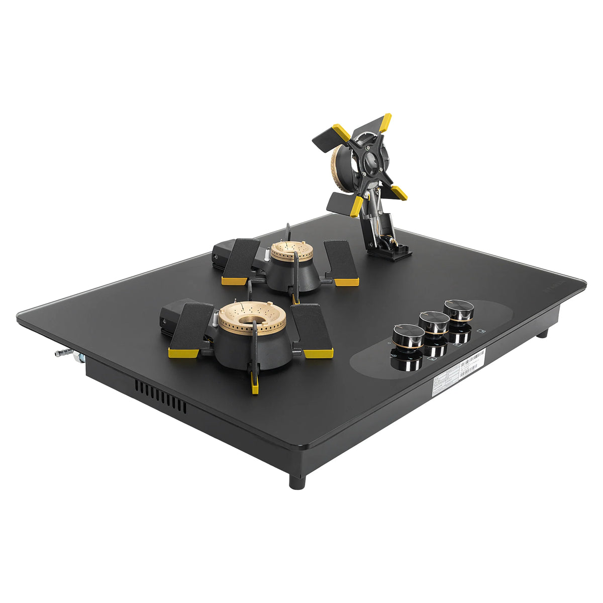 Faber Magiclift HT753 BR CI AI 75 cm Built-In Gas Hob – 3 Burners, Liftable Easy-Clean Design & Flame Failure Safety-6