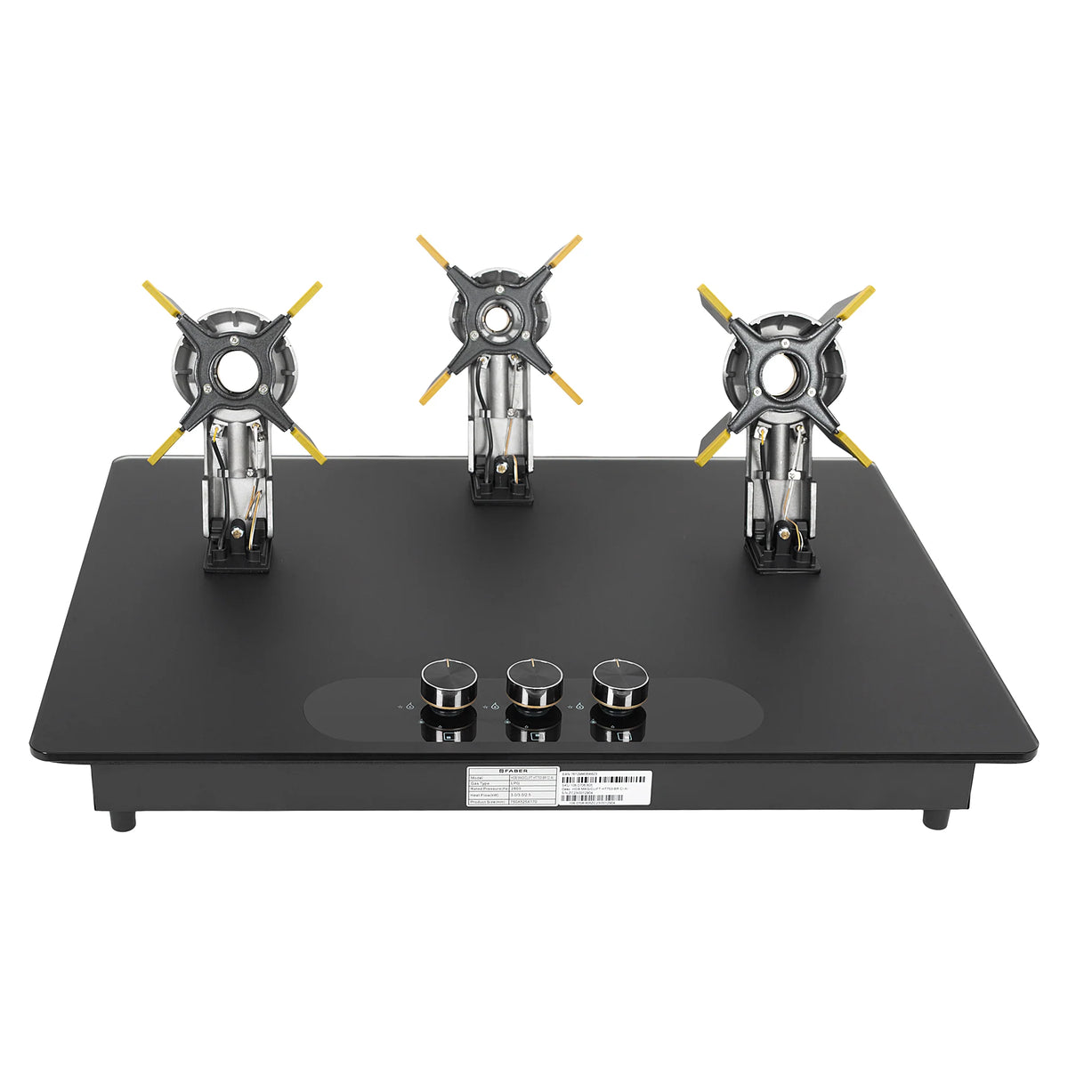 Faber Magiclift HT753 BR CI AI 75 cm Built-In Gas Hob – 3 Burners, Liftable Easy-Clean Design & Flame Failure Safety-7