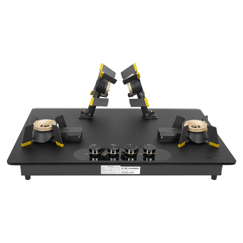 Faber Magiclift HT804 BR CI AI 80 cm Built-In Gas Hob – 4 Burners, Liftable Easy-Clean Design & Flame Failure Safety-4