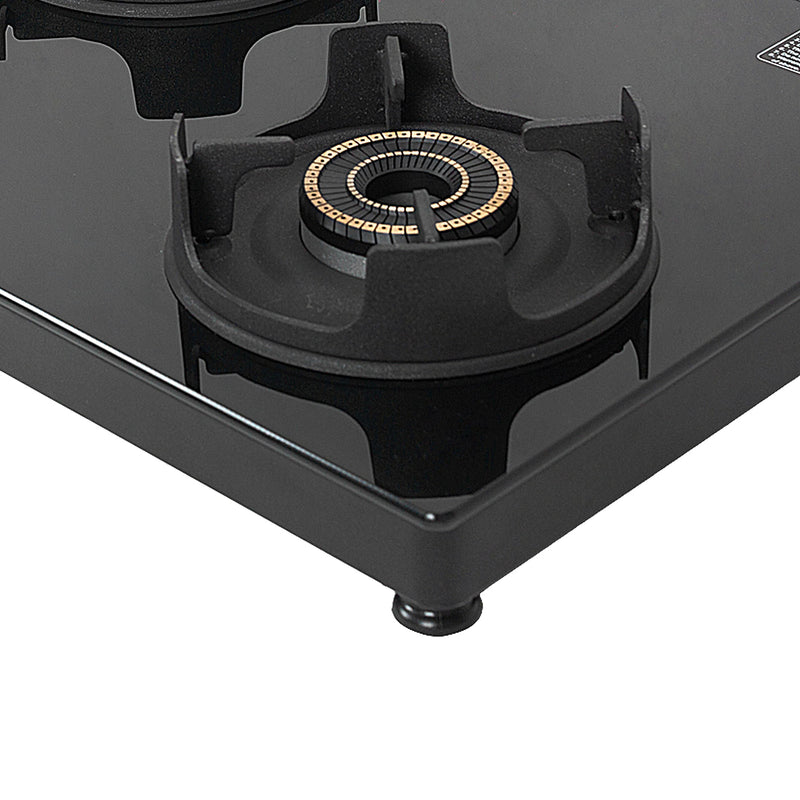 Faber HOB Cooktop Virat HD 3BB BK – 3 Burner Built-in Gas Hob with Brass Burners & Jumbo Burner | Tempered Glass Finish | Manual Ignition-4