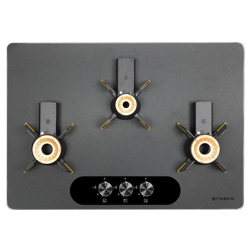 Faber Magiclift HT753 BR CI AI 75 cm Built-In Gas Hob – 3 Burners, Liftable Easy-Clean Design & Flame Failure Safety-8