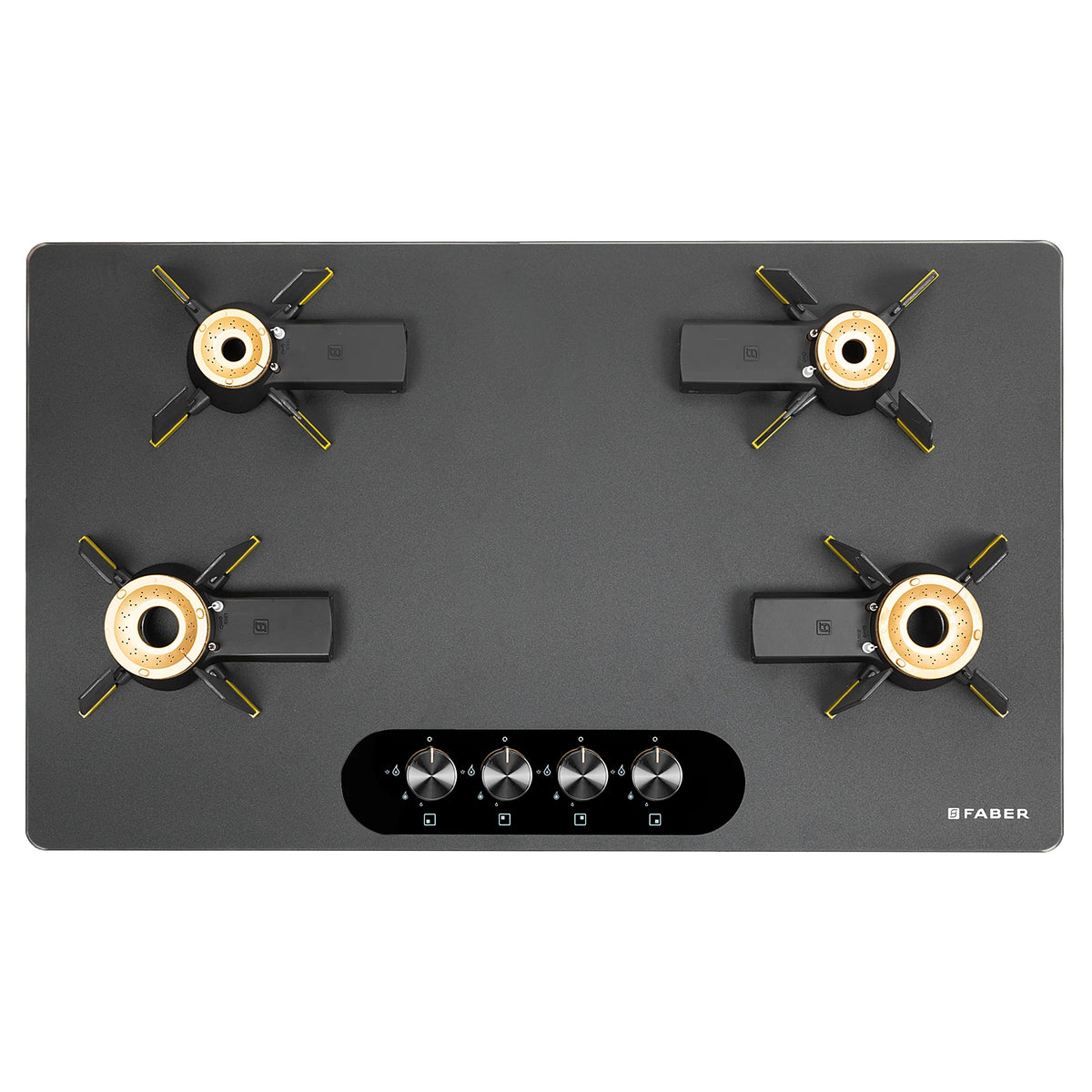 Faber Magiclift HT904 BR CI AI 90 cm Built-In Gas Hob – 4 Burners, Liftable Easy-Clean Design & Flame Failure Safety-7