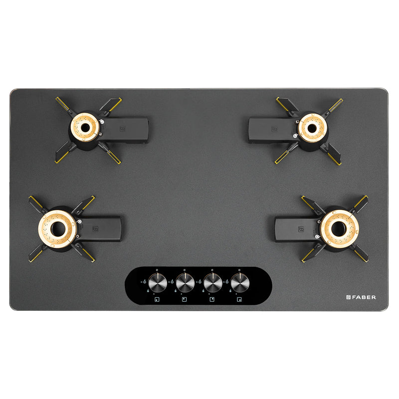 Faber Magiclift HT904 BR CI AI 90 cm Built-In Gas Hob – 4 Burners, Liftable Easy-Clean Design & Flame Failure Safety-7