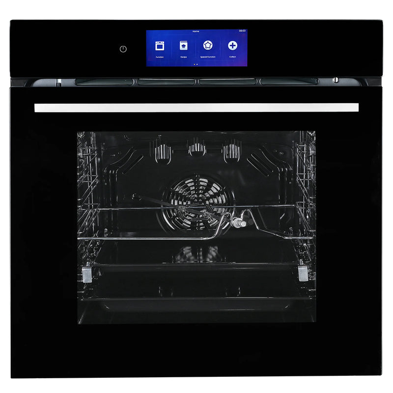 Faber FBIO 83L 18F TFT BK N Built-in Oven – 83L Black Glass, 18 Cooking Functions, TFT Touch Control, 3D Hot Air Circulation, Energy Efficient-2