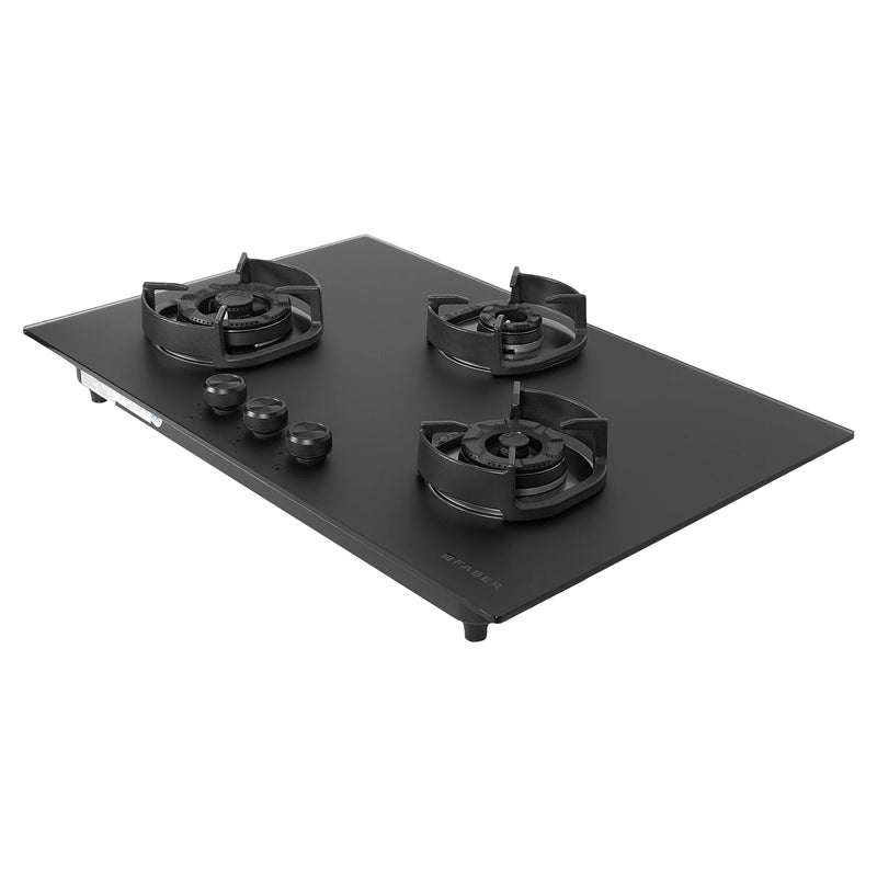 Faber Hob Della HD783 CI AI 75 cm Built-In Gas Hob – 3 Brass Burners, Auto-Electric Ignition & Flame Failure Safety-3