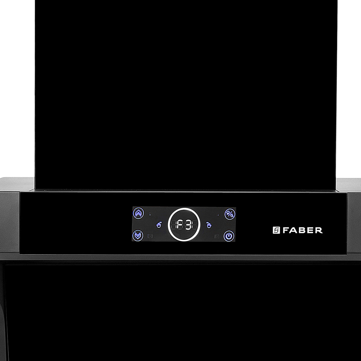 Faber Cosmic FL HC BK 75 cm Wall-Mounted Chimney – 1500 m³/hr Suction, Heat Auto-Clean & Touch/Gesture Control-2