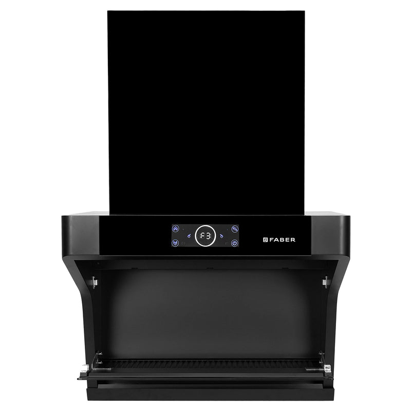Faber Cosmic FL HC BK 75 cm Wall-Mounted Chimney – 1500 m³/hr Suction, Heat Auto-Clean & Touch/Gesture Control-5