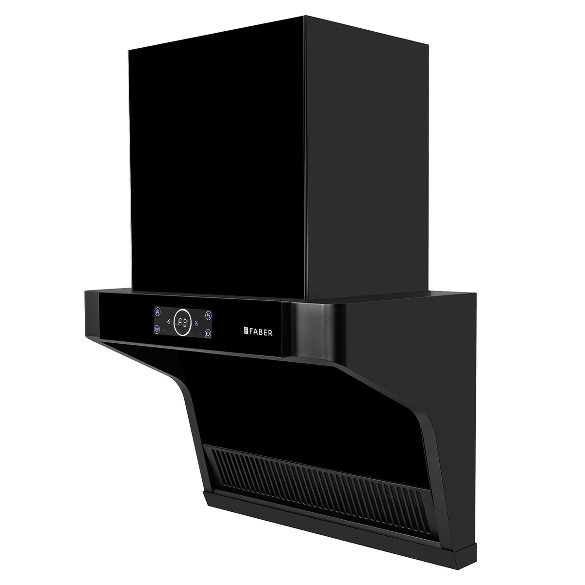 Faber Cosmic FL HC BK 75 cm Wall-Mounted Chimney – 1500 m³/hr Suction, Heat Auto-Clean & Touch/Gesture Control-9